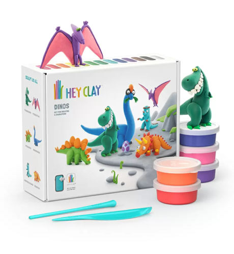 Hey Clay Mega Dinos Set - 15 Cans