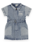 Goldie + Ace Piper Pinstripe Denim Belted Dress