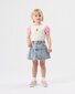 Goldie + Ace Gingham Puff Sleeve Top