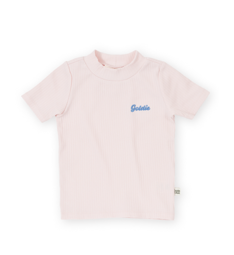 Goldie + Ace Rib T-Shirt Pink