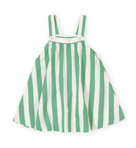 Goldie + Ace Happy Stripe A-Line Dress