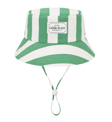 Goldie + Ace Happy Stripe Bucket Hat