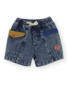 Goldie + Ace Colour Block Vintage Denim Shorts