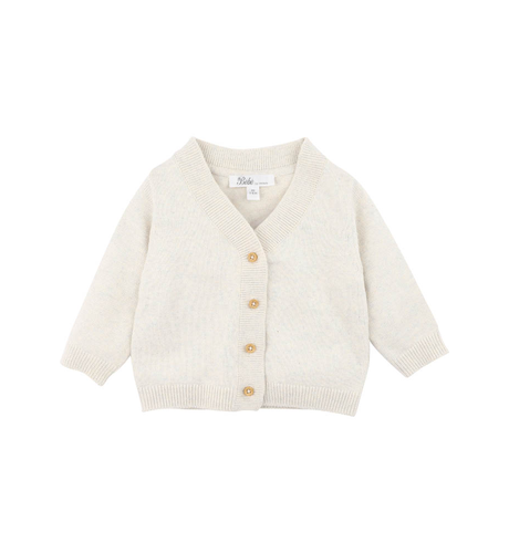 Bebe Brady Organic Cotton Marl Cardigan