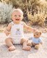 Bebe Brady Organic Knitted Bear Bodysuit