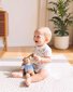 Bebe Brady Organic S/S Zip Romper
