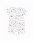 Bebe Brady Organic S/S Zip Romper