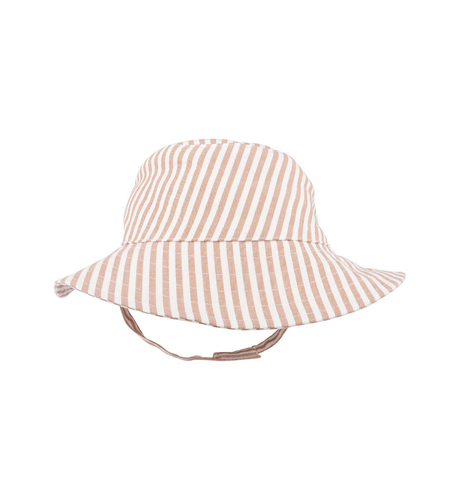 Bebe Brady Caramel Stripe Sunhat