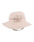 Bebe Brady Caramel Stripe Sunhat