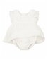 Bebe Willa Cream Overlay Bodysuit