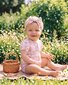Bebe Willa Organic S/S Zip Romper.