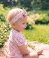 Bebe Willa Organic S/S Zip Romper.