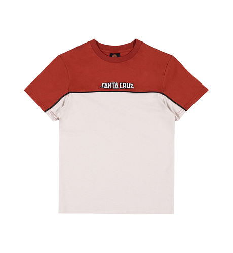 Santa Cruz Fisheye Strip Front S/S Tee - Red