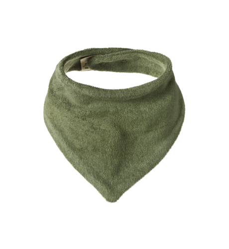 Nature Baby Triangle Bib Terry - Nettle