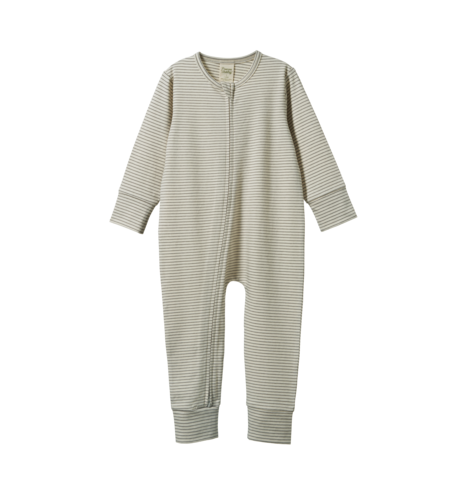 Nature Baby Dreamlands Suit - Mushroom Pinstripe
