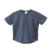 Nature Baby S/S Caravan Shirt Muslin - Vintage Indigo
