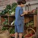 Nature Baby S/S Caravan Shirt Muslin - Vintage Indigo