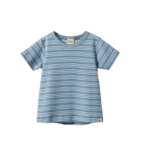 Nature Baby River Tee - Blue Stripe Trio