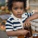 Nature Baby Stevie Polo - Navy Bold Stripe
