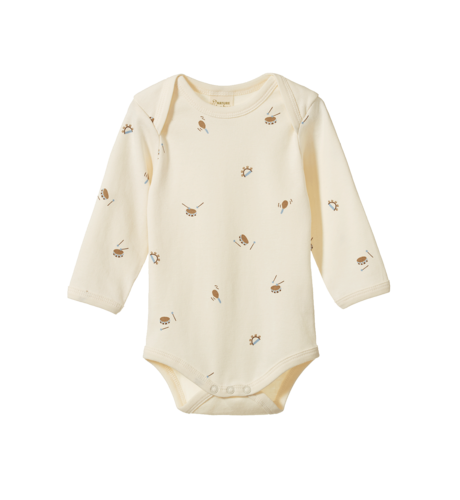 Nature Baby L/S Bodysuit - Mini Music Print