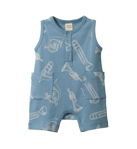 Nature Baby Camper Suit - Jazz Print