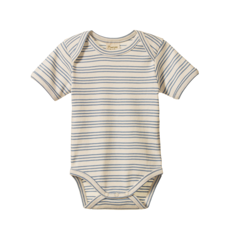 Nature Baby S/S Bodysuit - Stripe Trio