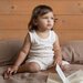 Nature Baby Singlet Pyjama Set Pointelle - Dandelion Print
