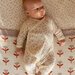 Nature Baby Kimono Stretch & Grow Pointelle - Dandelion Print