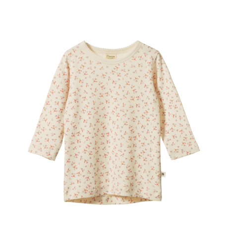 Nature Baby L/S Cloud Tee - Dandelion Print