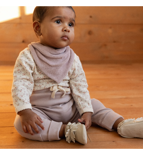 Nature Baby Triangle Bib Terry - Lilac