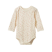 Nature Baby L/S Bodysuit Pointelle - Dandelion Print