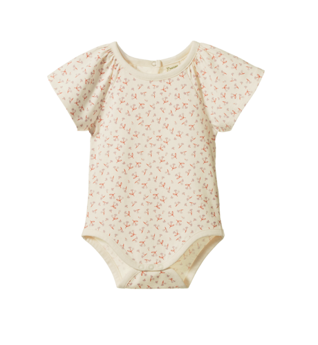 Nature Baby Faye Bodysuit - Dandelion Print