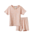 Nature Baby Shortie Pyjama Set - Flora Stamp Rose Dust Print