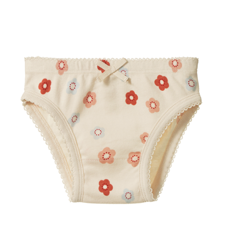 Nature Baby Knickers - Petite Flora Stamp Print