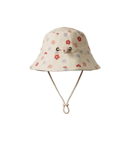 Nature Baby Bucket Sunhat - Petite Flora Stamp Print