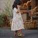 Nature Baby Saturday Dress - Petite Flora Stamp Print