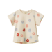 Nature Baby Juniper Tee - Flora Stamp Print