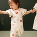 Nature Baby Tilly Suit - Flora Stamp Print