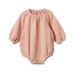 Nature Baby Meadow Bodysuit Muslin - Rose Dust