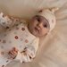 Nature Baby L/S Bodysuit - Petite Flora Stamp Print