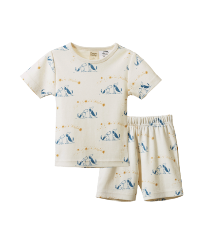 Nature Baby Shortie Pyjama Set - Dog Dream Print