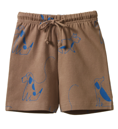 Nature Baby Jimmy Shorts - Dog Walks Print
