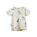 Nature Baby River Tee Waffle - Dog Walk Print