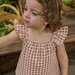 Nature Baby Petal Top - Dandelion Gingham