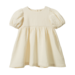 Nature Baby Albertine Dress Muslin - Natural