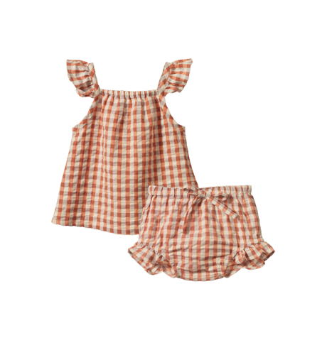 Nature Baby Petal Set - Dandelion Gingham