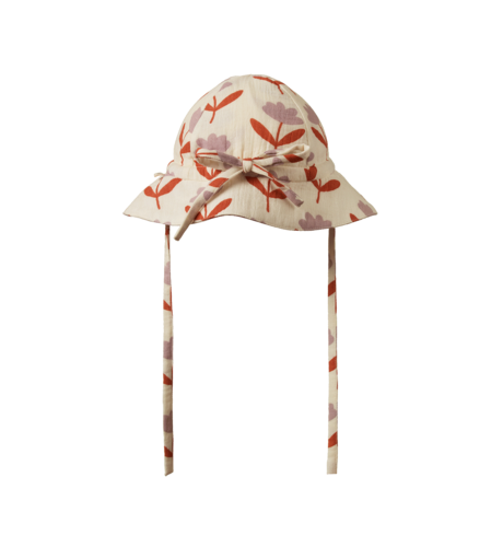 Nature Baby Muslin Sunhat - Fleurette Print