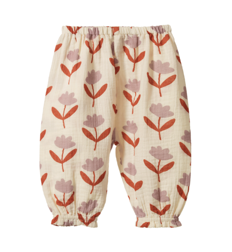Nature Baby Daphne Pants Muslin - Fleurette Print