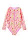 Milky Neon Bloom L/S Swimsuit