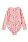 Milky Neon Bloom L/S Swimsuit